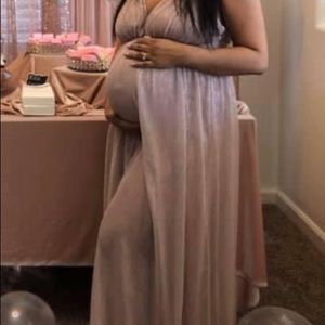 Light pink champagne/mauve dress